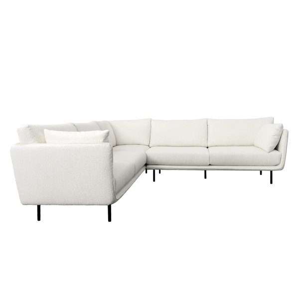 Dovetail Furniture 3 Piece Sectional Perigold